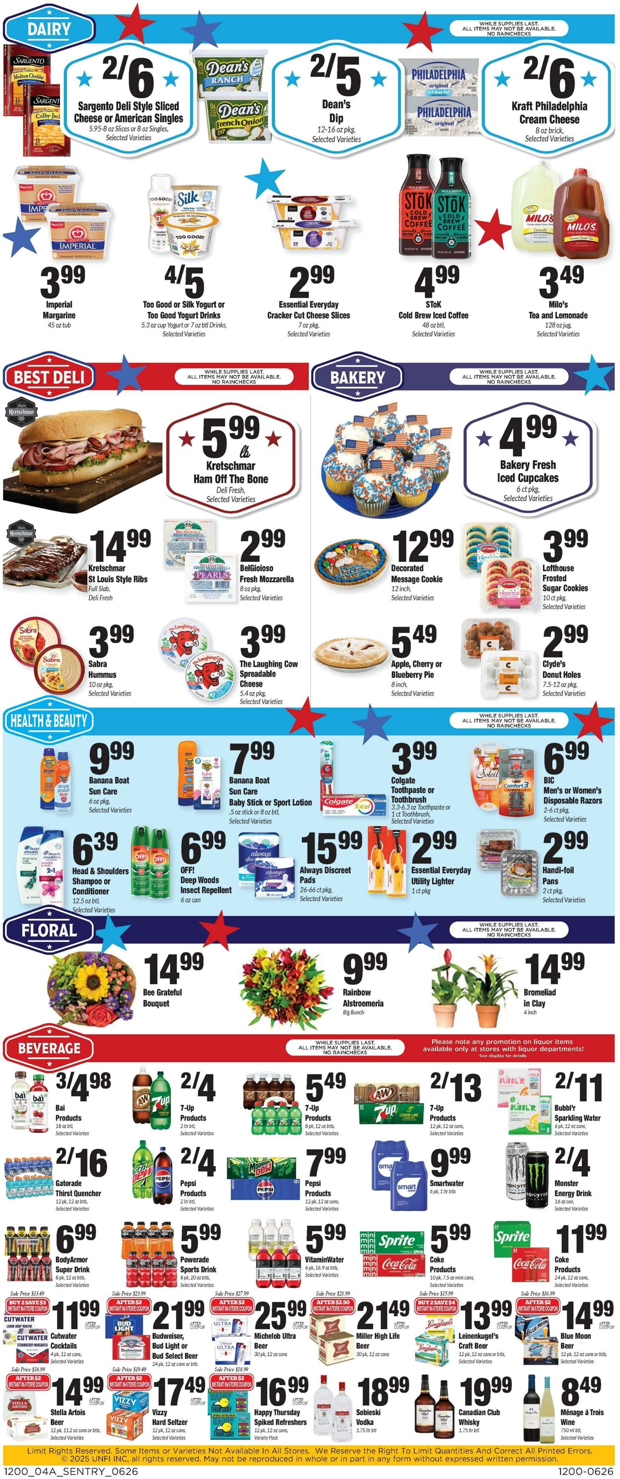 Weekly ad Sentry 06/26/2025 - 07/02/2025