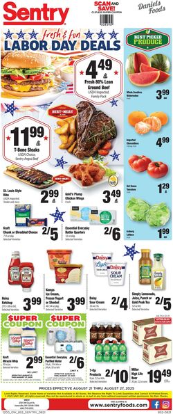 Weekly ad Sentry 08/21/2025 - 08/27/2025