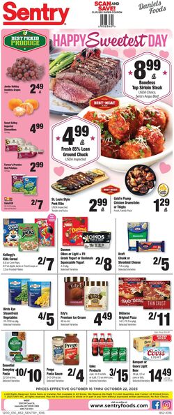 Weekly ad Sentry 10/16/2025 - 10/22/2025