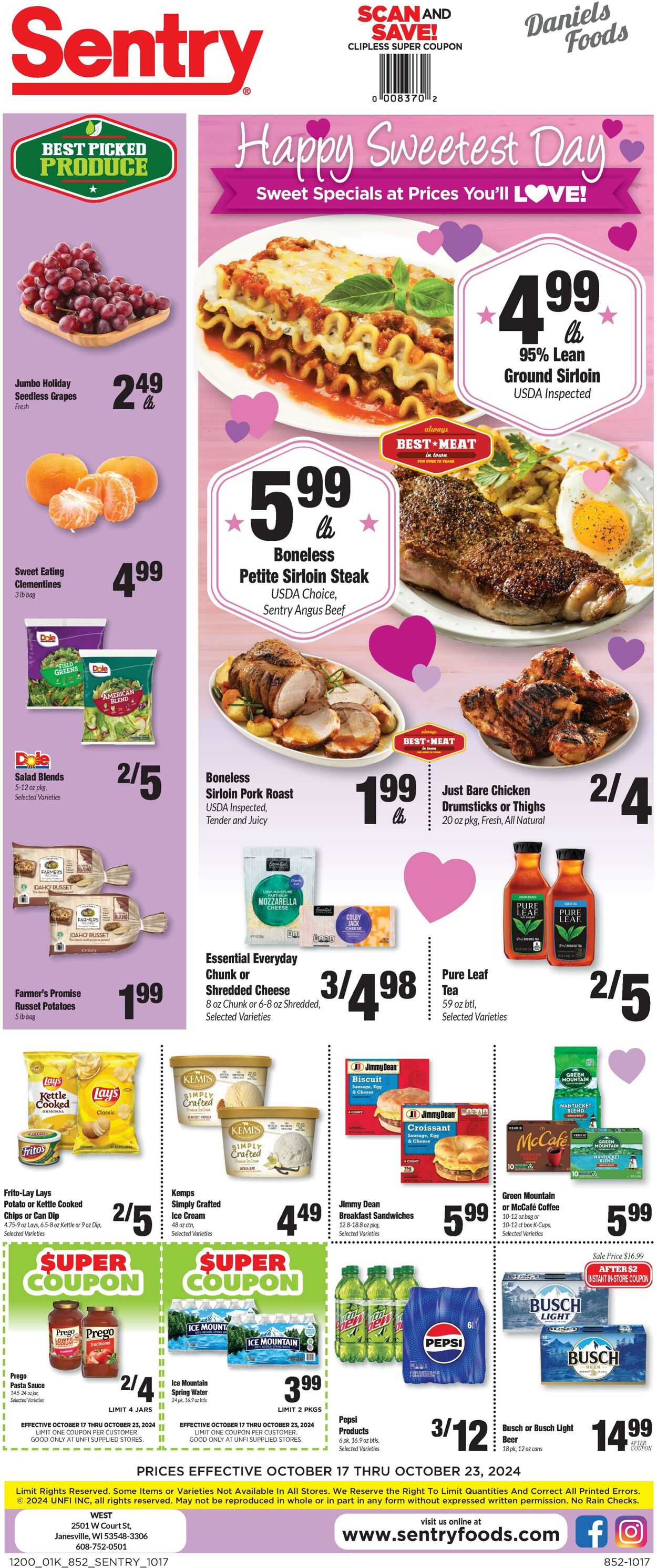 Sentry Promotional weekly ads