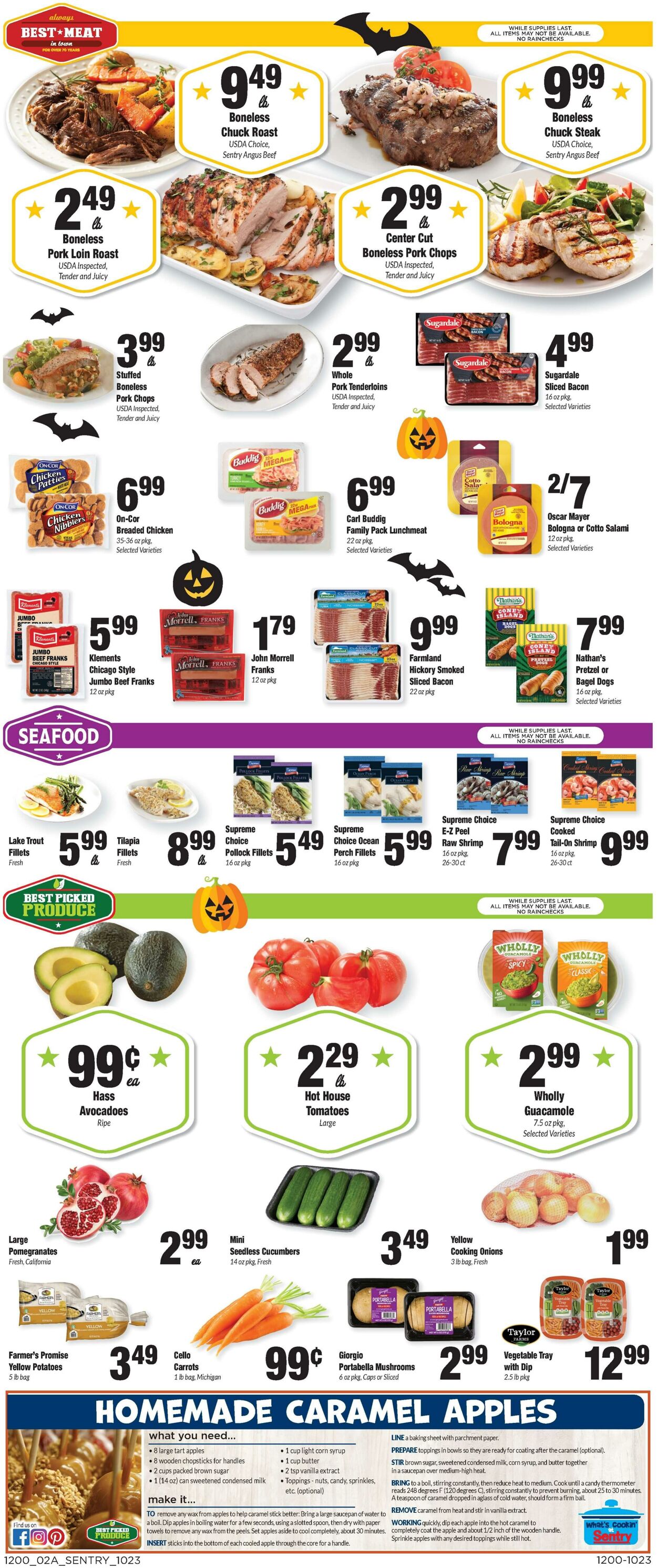 Weekly ad Sentry 10/23/2025 - 10/29/2025