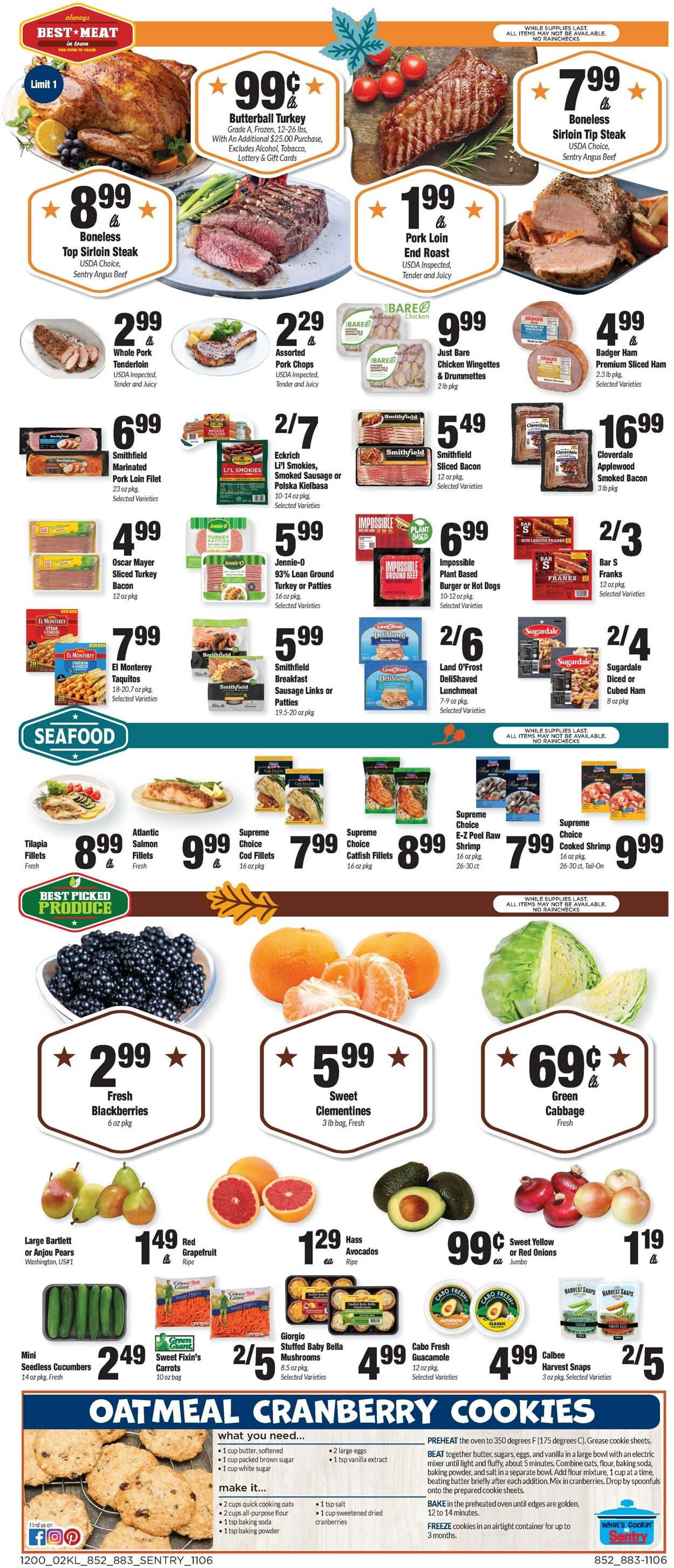 Weekly ad Sentry 11/06/2025 - 11/12/2025