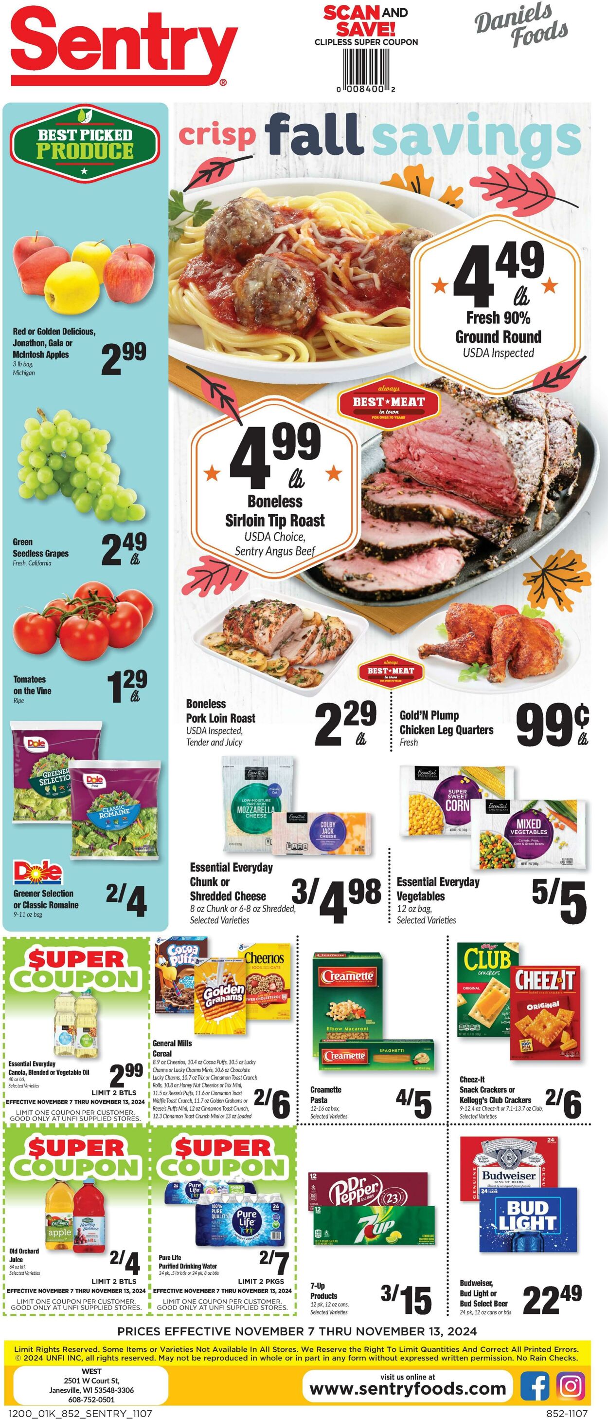 Sentry Promotional weekly ads