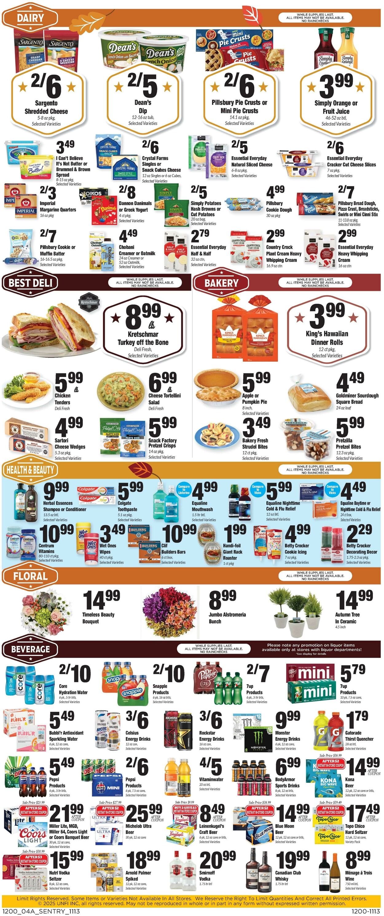 Weekly ad Sentry 11/13/2025 - 11/19/2025