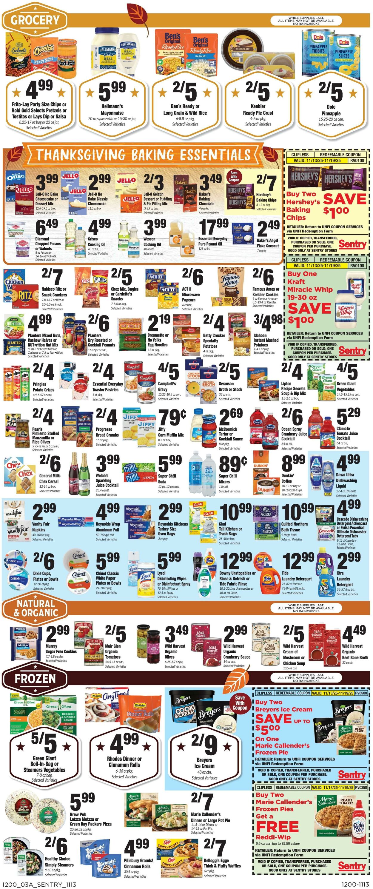 Weekly ad Sentry 11/13/2025 - 11/19/2025