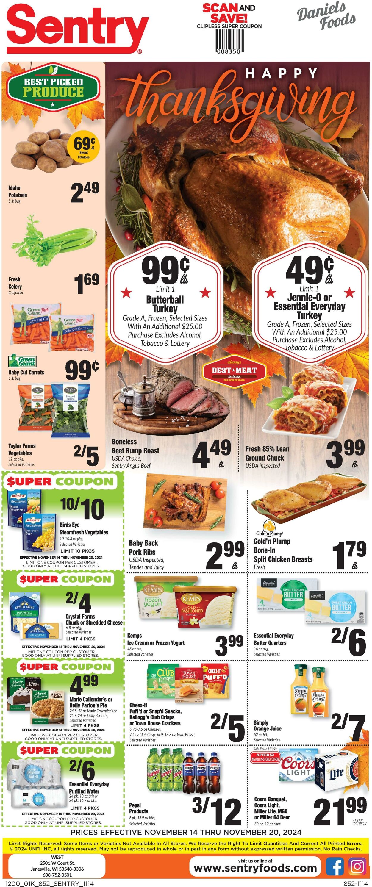 Sentry Promotional weekly ads