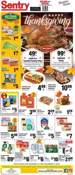 Weekly ad Sentry 11/20/2025 - 11/27/2025