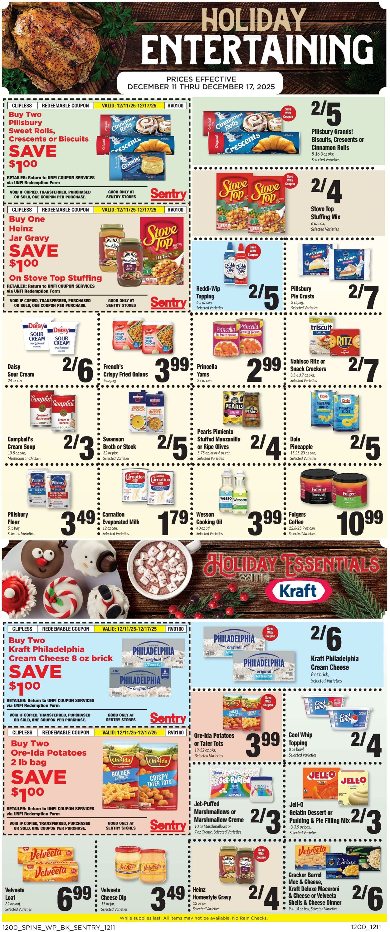 Weekly ad Sentry 12/11/2025 - 12/17/2025