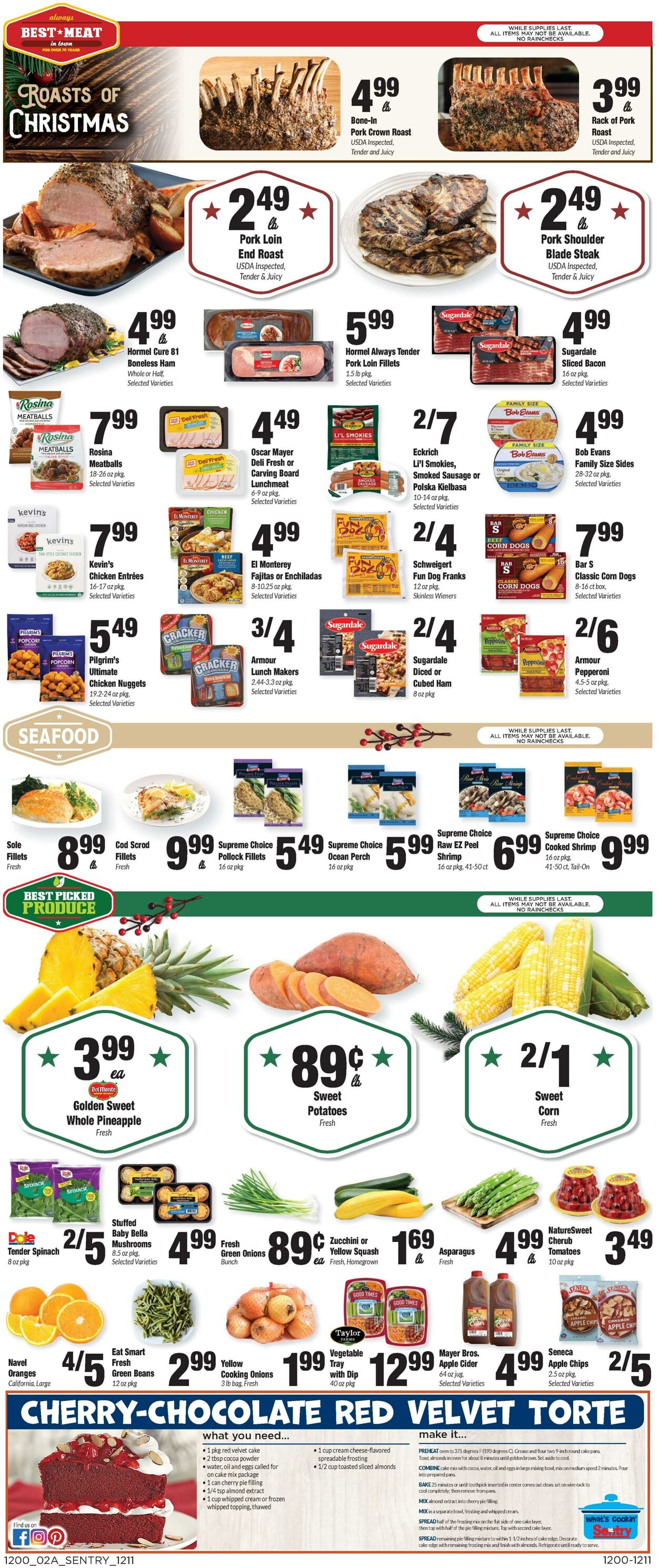 Weekly ad Sentry 12/11/2025 - 12/17/2025