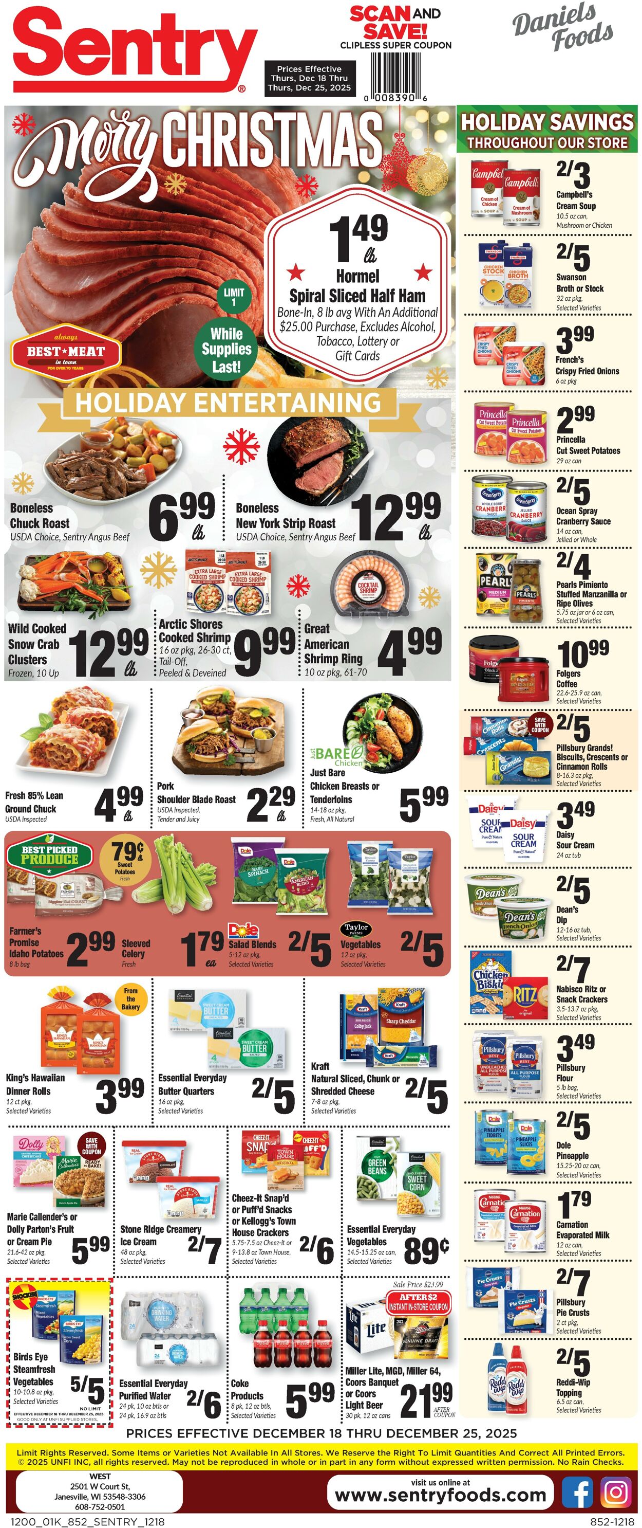Sentry Promotional weekly ads