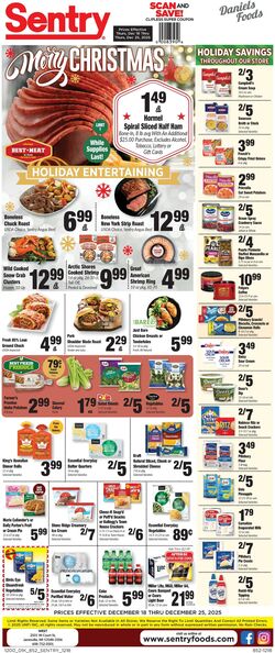 Weekly ad Sentry 12/18/2025 - 12/25/2025