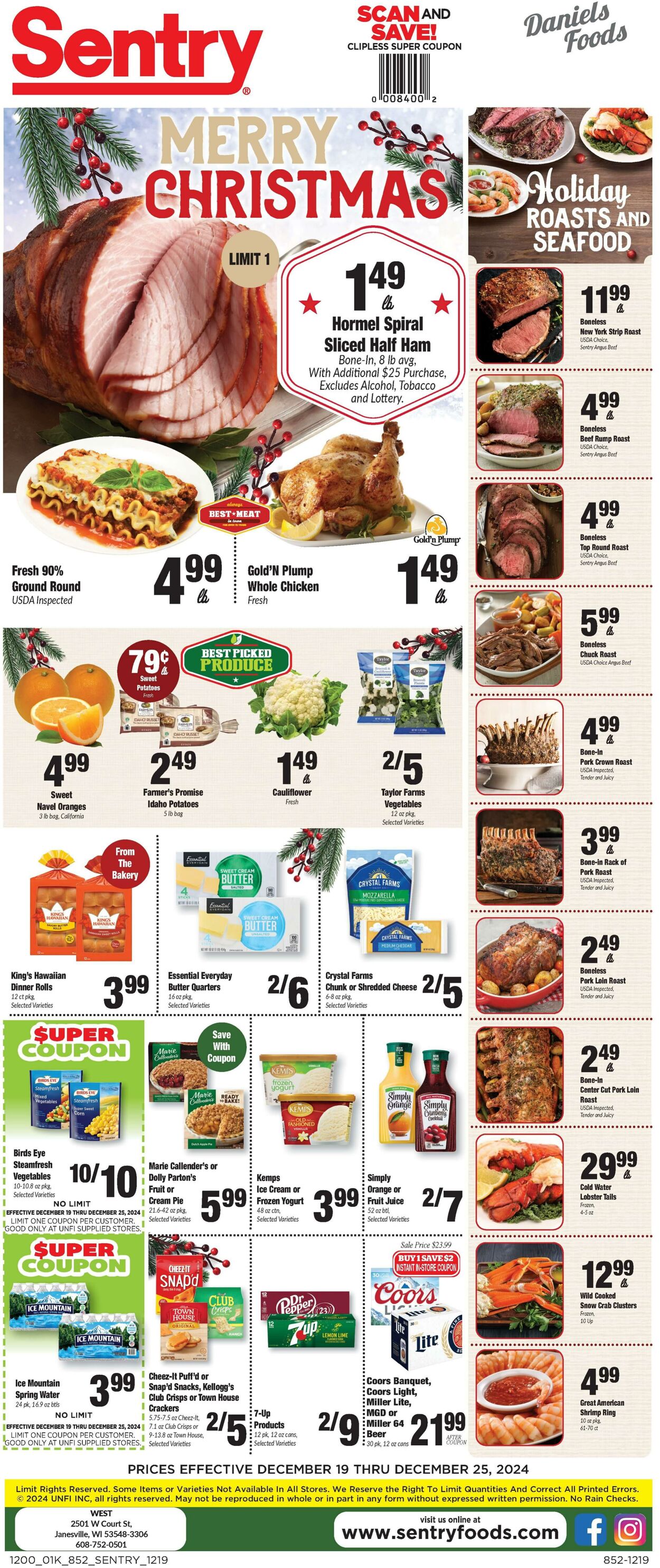 Sentry Promotional weekly ads