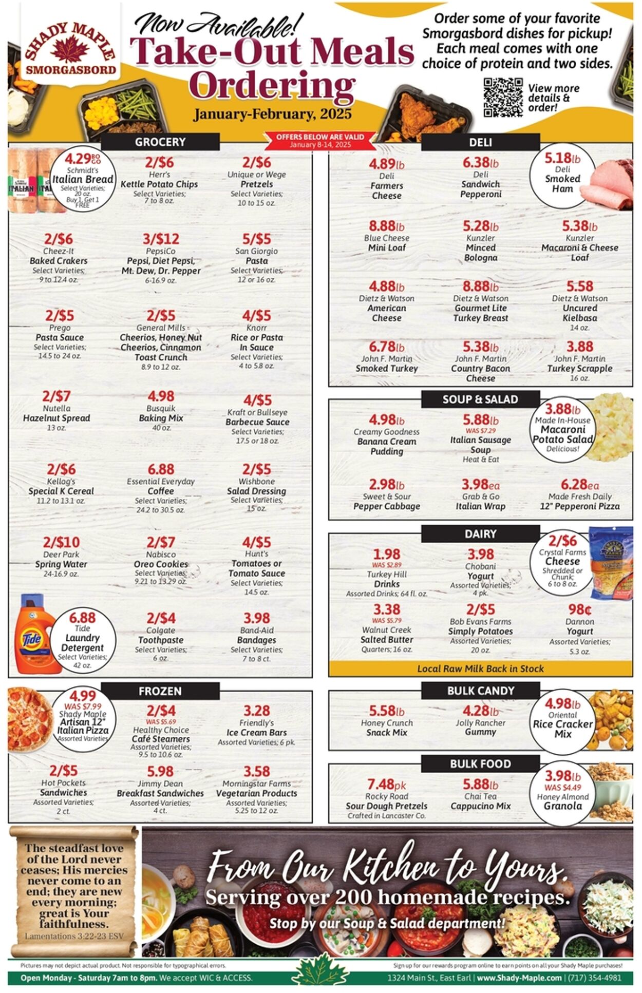 Weekly ad Shady Maple 01/08/2025 - 01/14/2025