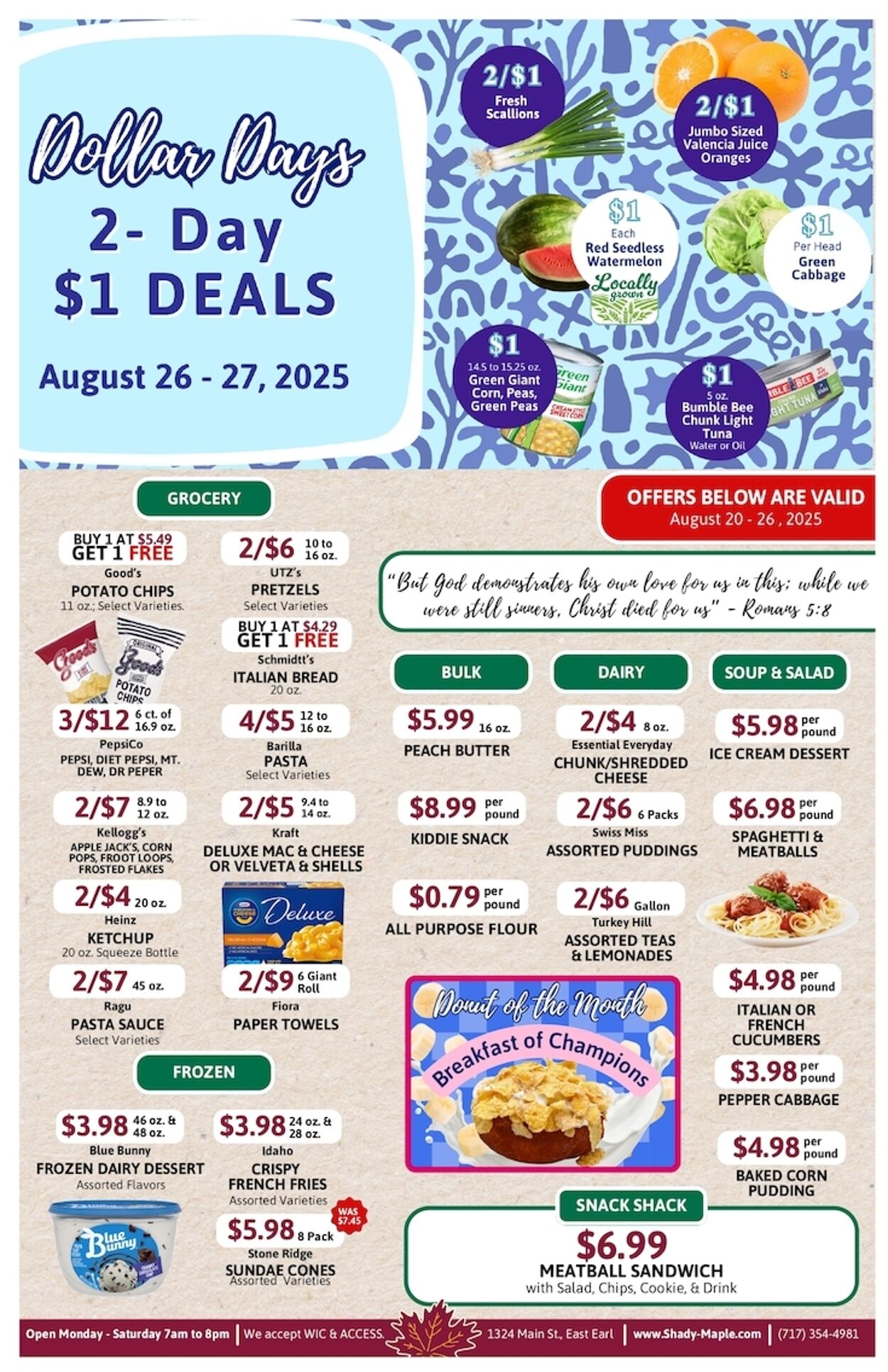 Weekly ad Shady Maple 08/20/2025 - 08/26/2025