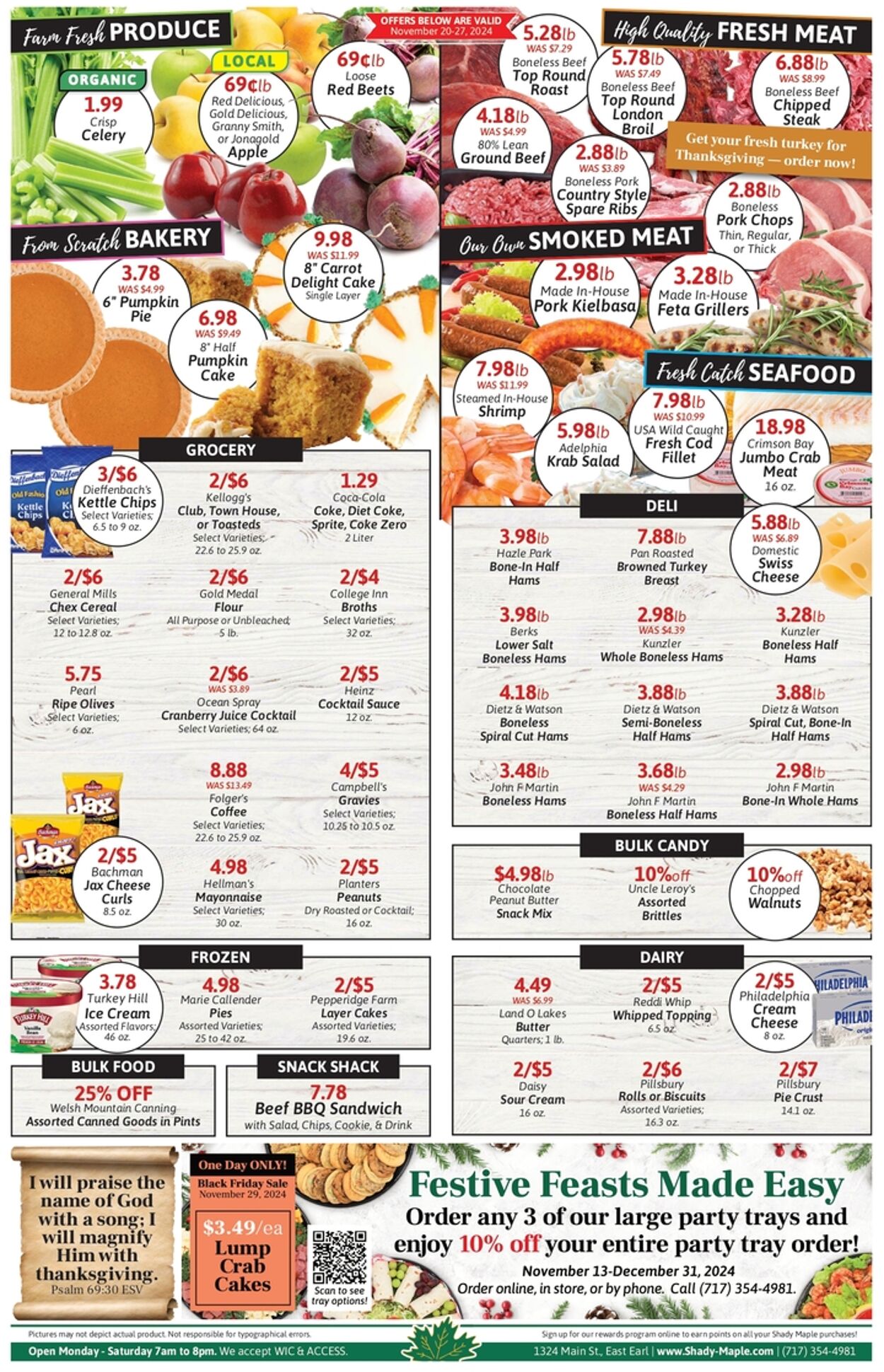 Weekly ad Shady Maple 11/20/2024 - 11/26/2024