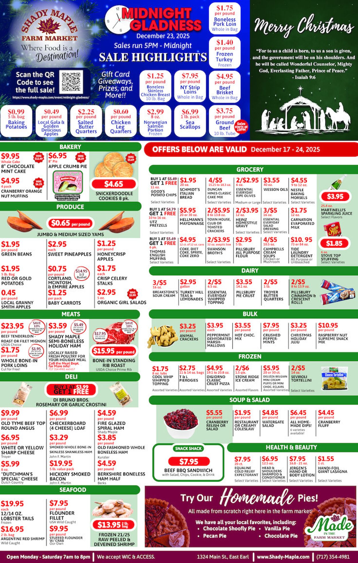 Weekly ad Shady Maple 12/17/2025 - 12/23/2025
