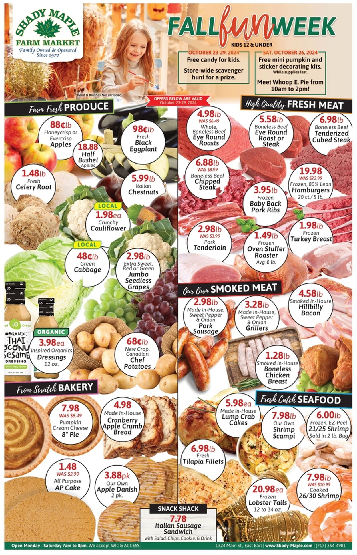 Shady Maple Promotional weekly ads