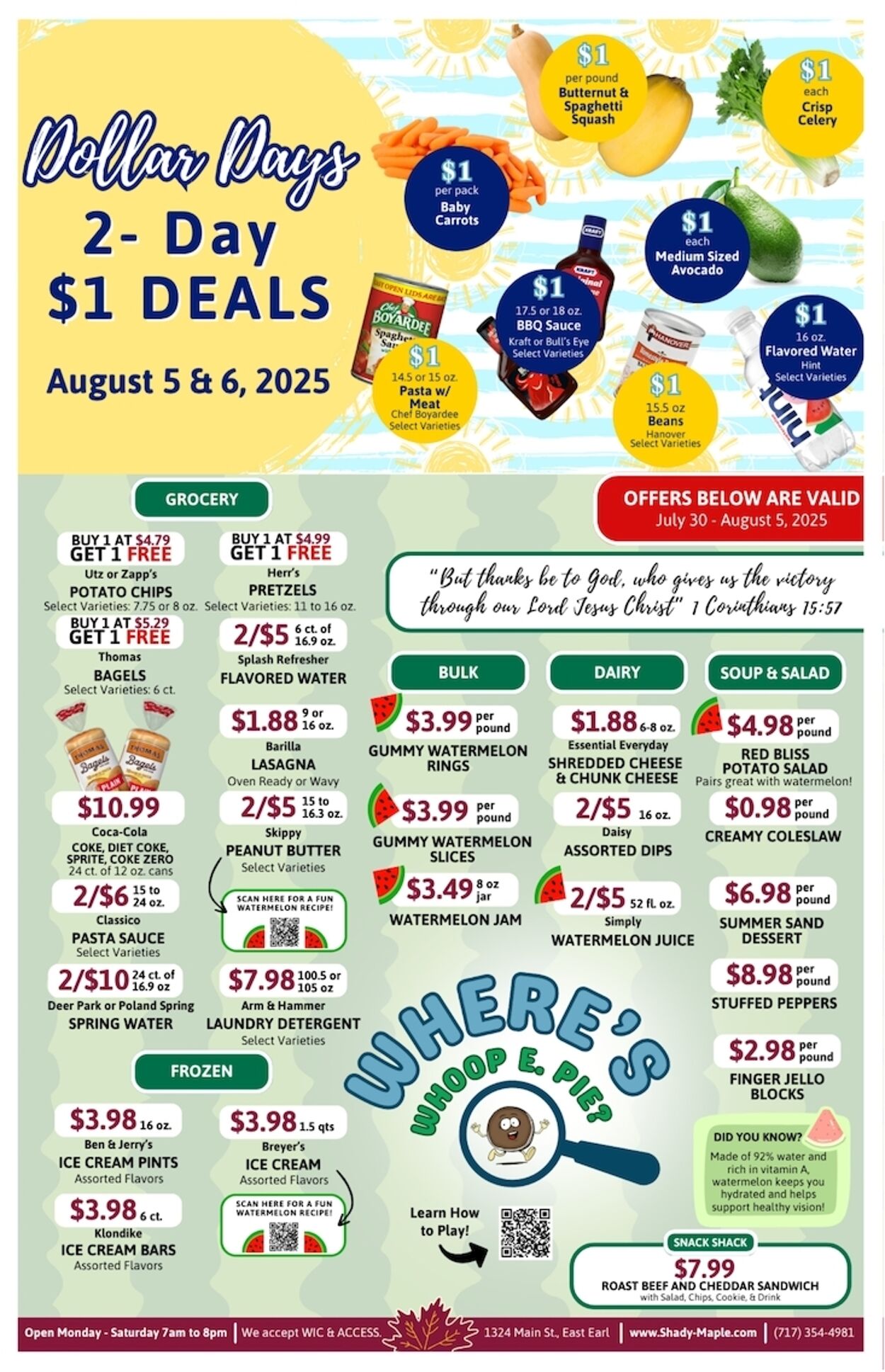 Weekly ad Shady Maple 07/30/2025 - 08/05/2025