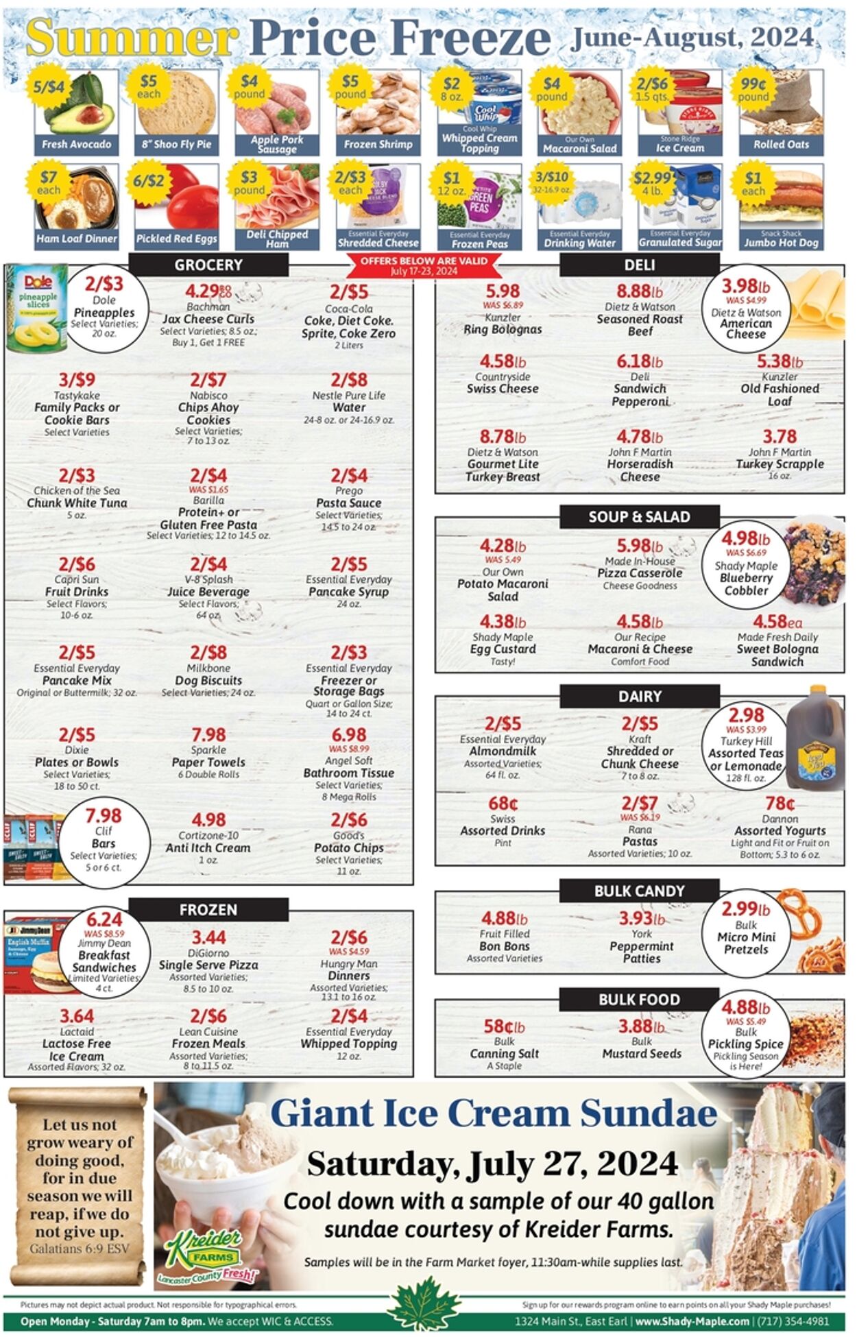 Weekly ad Shady Maple 07/17/2024 - 07/23/2024