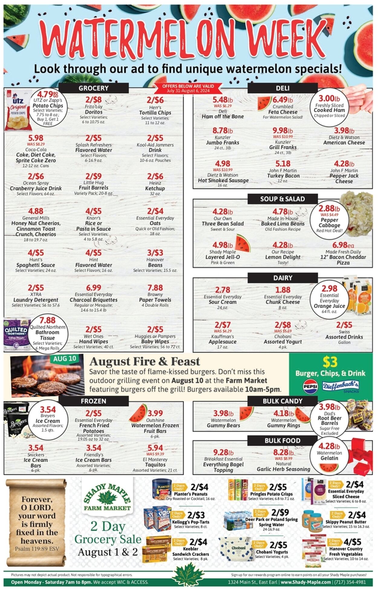 Weekly ad Shady Maple 07/31/2024 - 08/06/2024