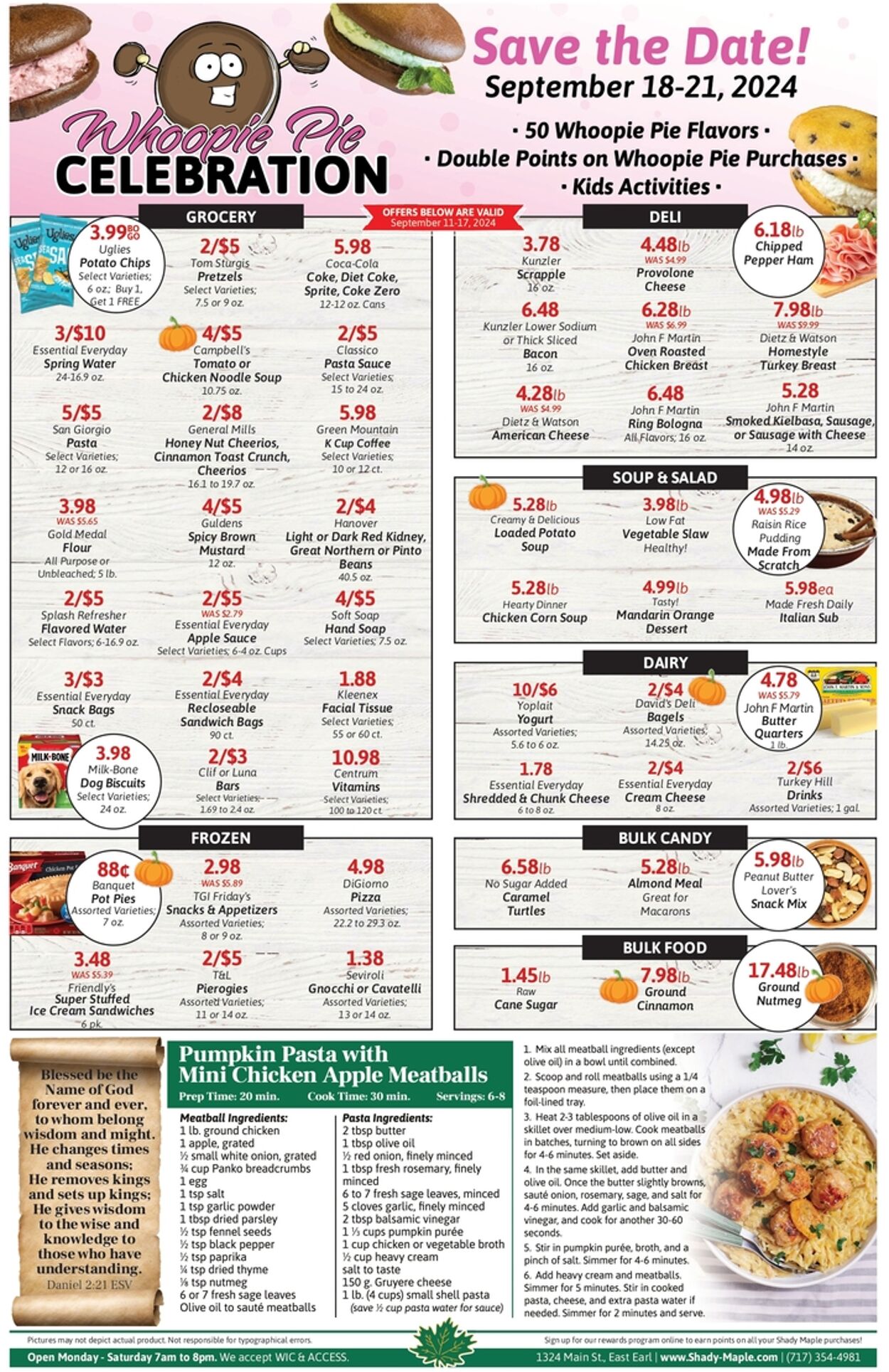 Weekly ad Shady Maple 09/11/2024 - 09/17/2024