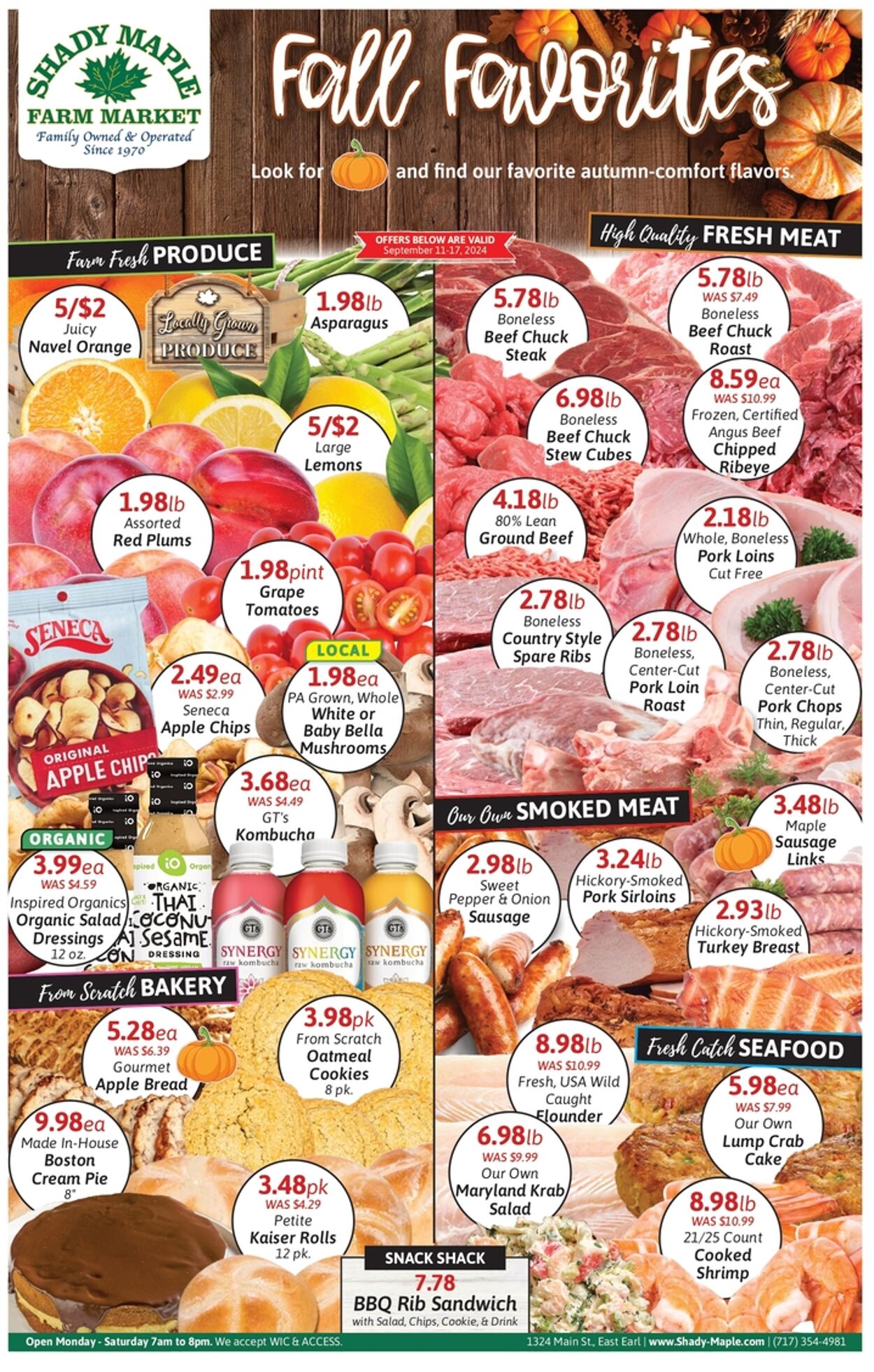 Weekly ad Shady Maple 09/11/2024 - 09/17/2024