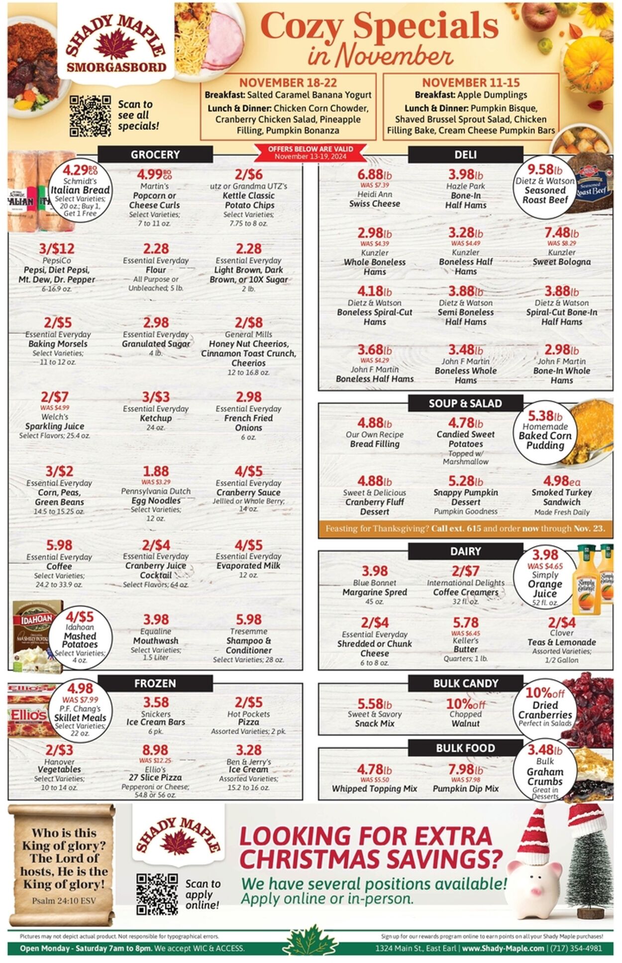 Weekly ad Shady Maple 11/13/2024 - 11/19/2024