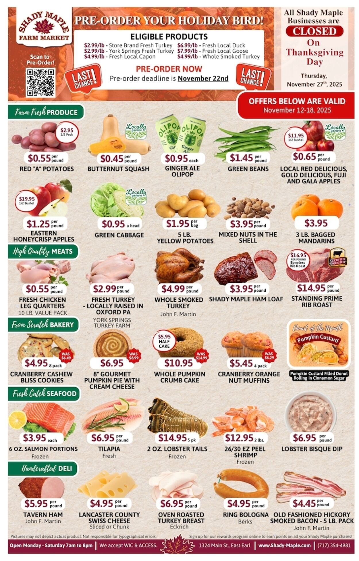 Weekly ad Shady Maple 11/12/2025 - 11/18/2025