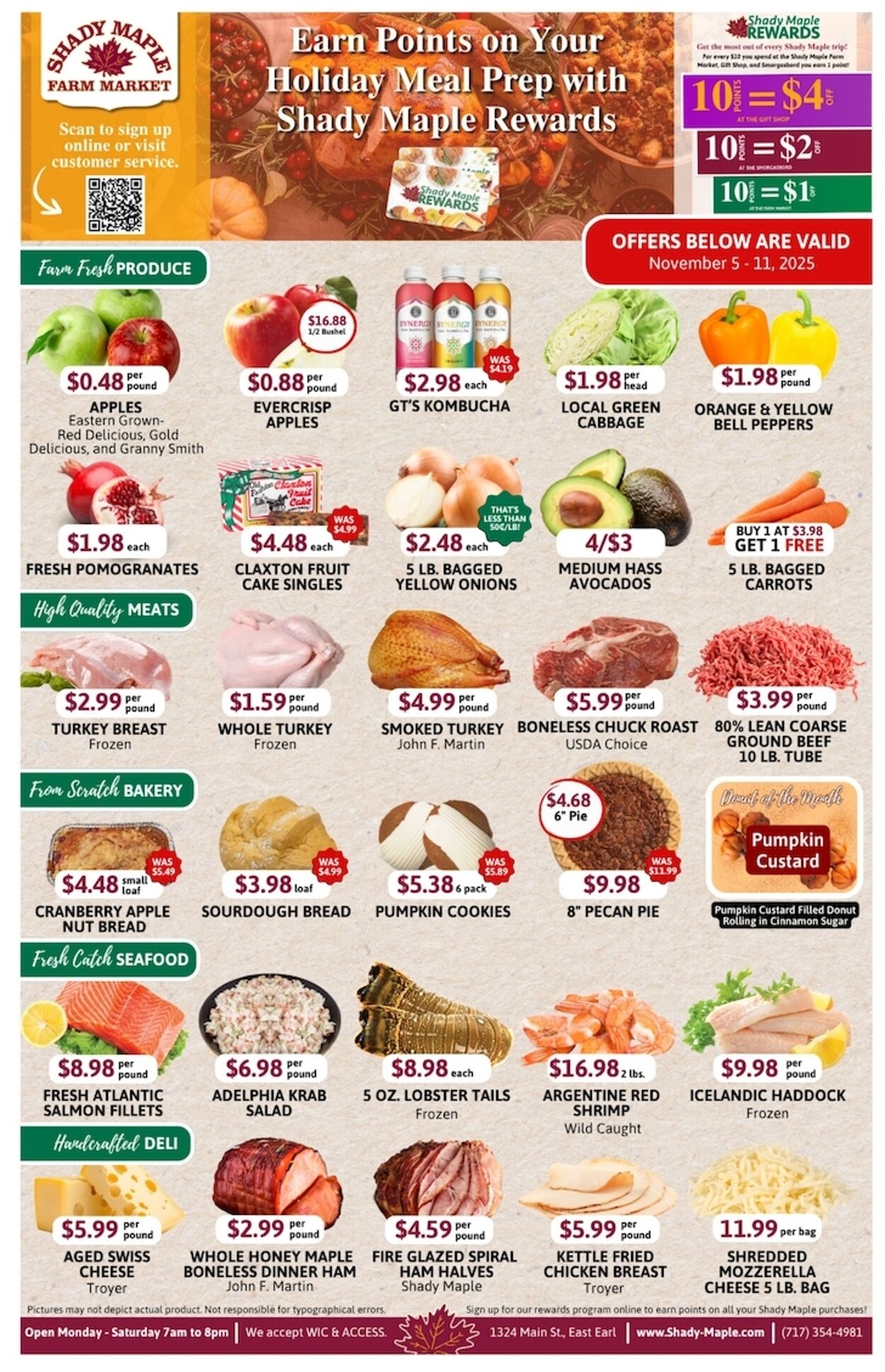 Weekly ad Shady Maple 11/05/2025 - 11/11/2025