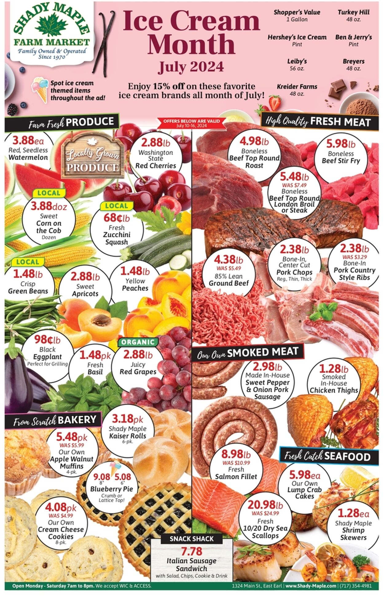 Weekly ad Shady Maple 07/10/2024 - 07/16/2024