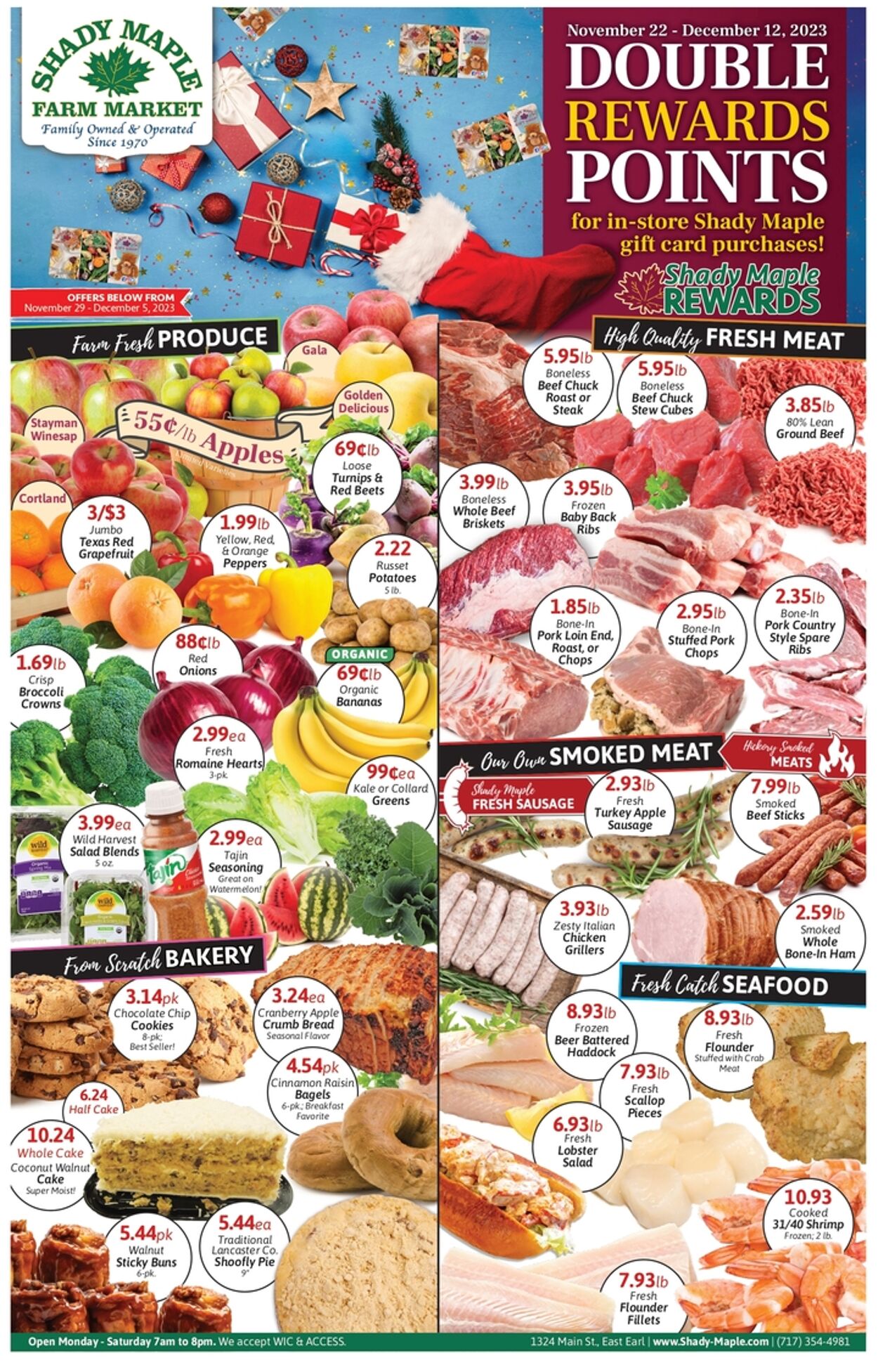 Shady Maple Promotional weekly ads