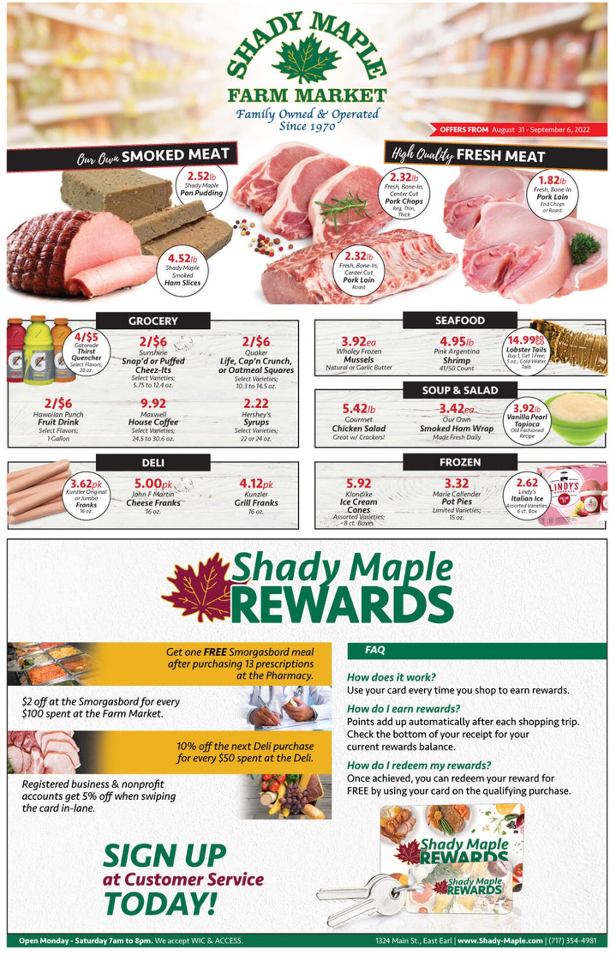 Weekly ad Shady Maple 08/31/2022 - 09/06/2022