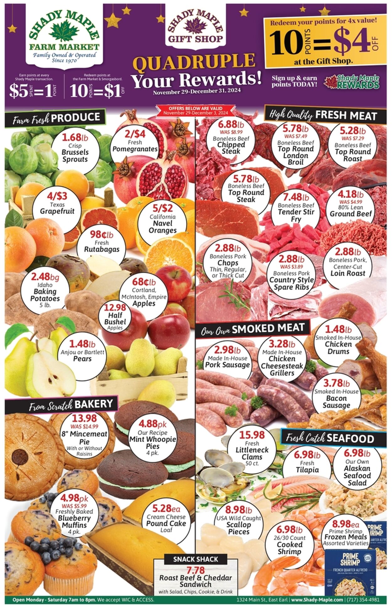 Weekly ad Shady Maple 11/29/2024 - 12/03/2024