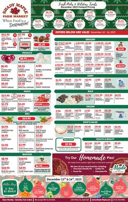 Weekly ad Shady Maple 12/10/2025 - 12/16/2025