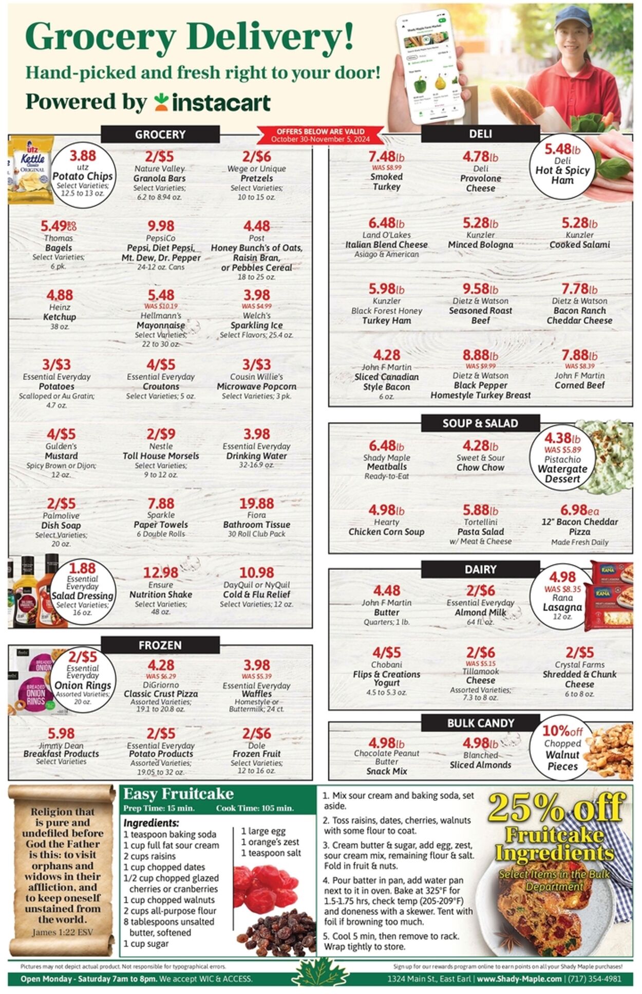 Weekly ad Shady Maple 10/30/2024 - 11/05/2024