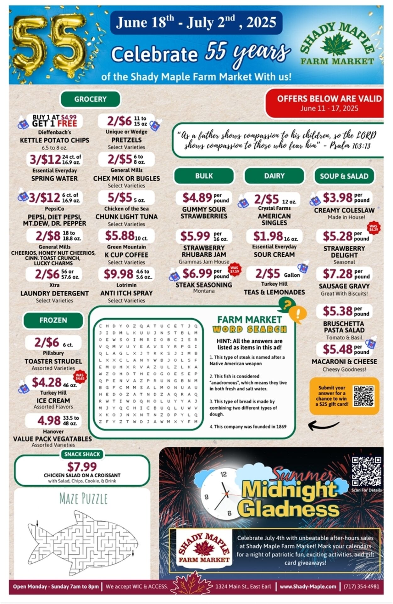 Weekly ad Shady Maple 06/11/2025 - 06/17/2025