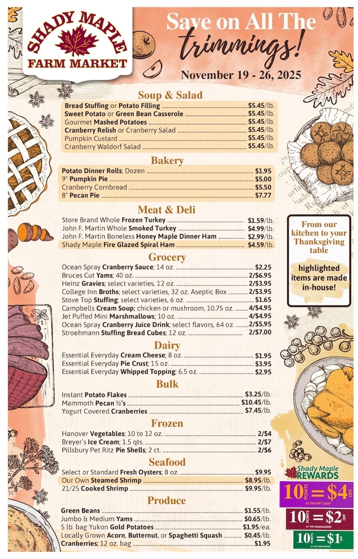 Weekly ad Shady Maple 11/19/2025 - 11/26/2025