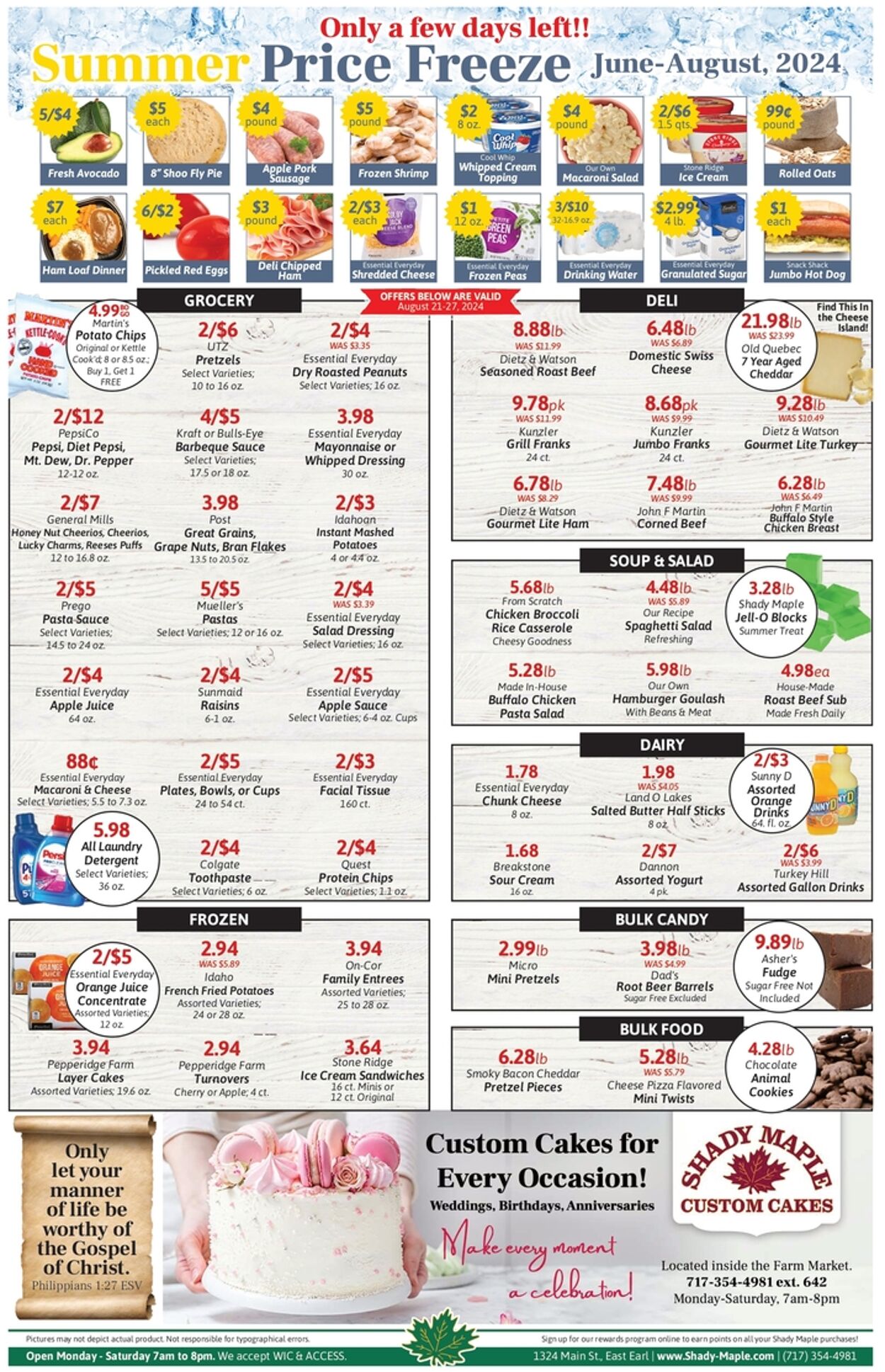 Weekly ad Shady Maple 08/21/2024 - 08/27/2024