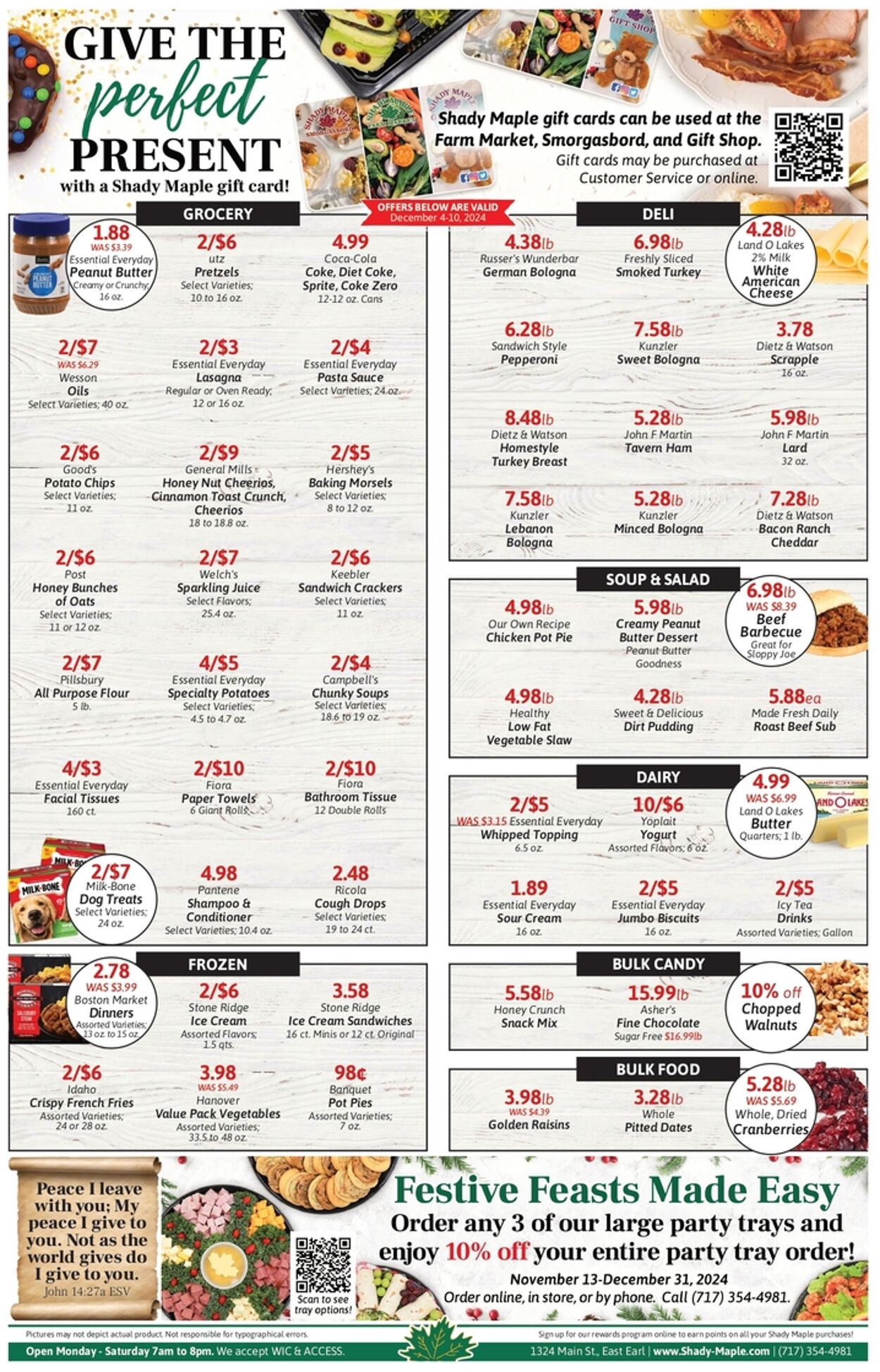 Weekly ad Shady Maple 12/04/2024 - 12/10/2024