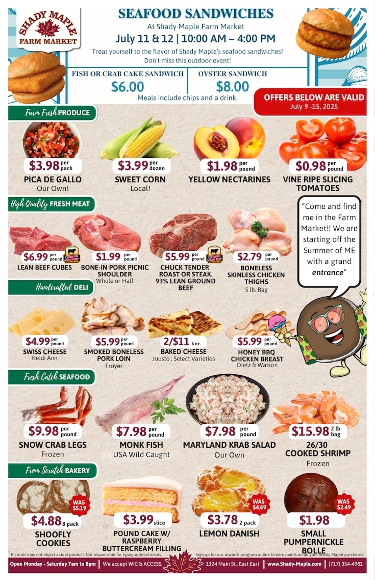 Weekly ad Shady Maple 07/09/2025 - 07/15/2025