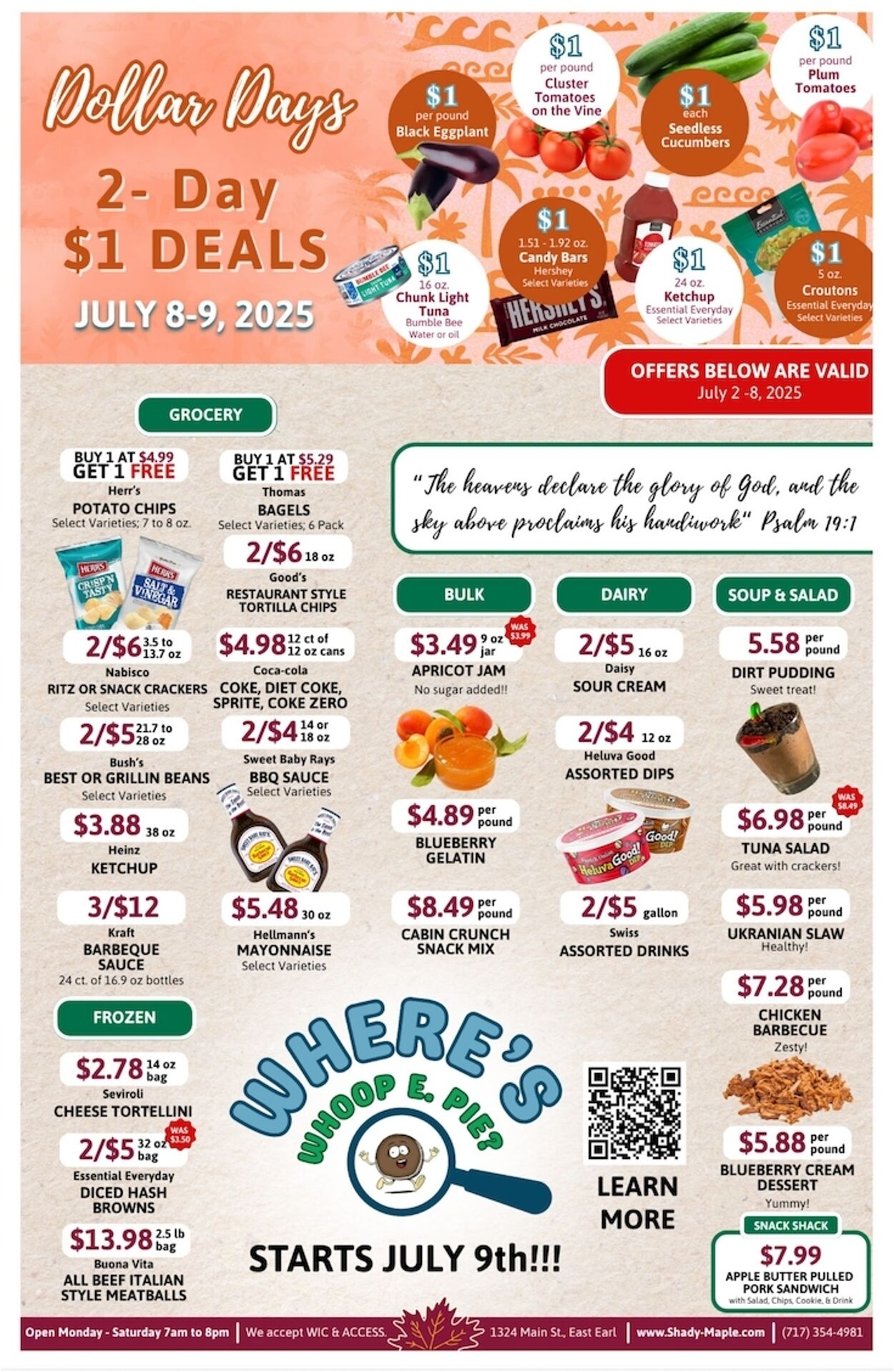 Weekly ad Shady Maple 07/02/2025 - 07/08/2025