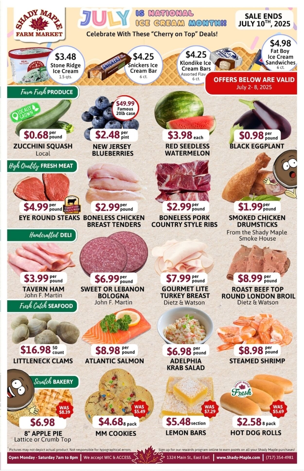 Weekly ad Shady Maple 07/02/2025 - 07/08/2025