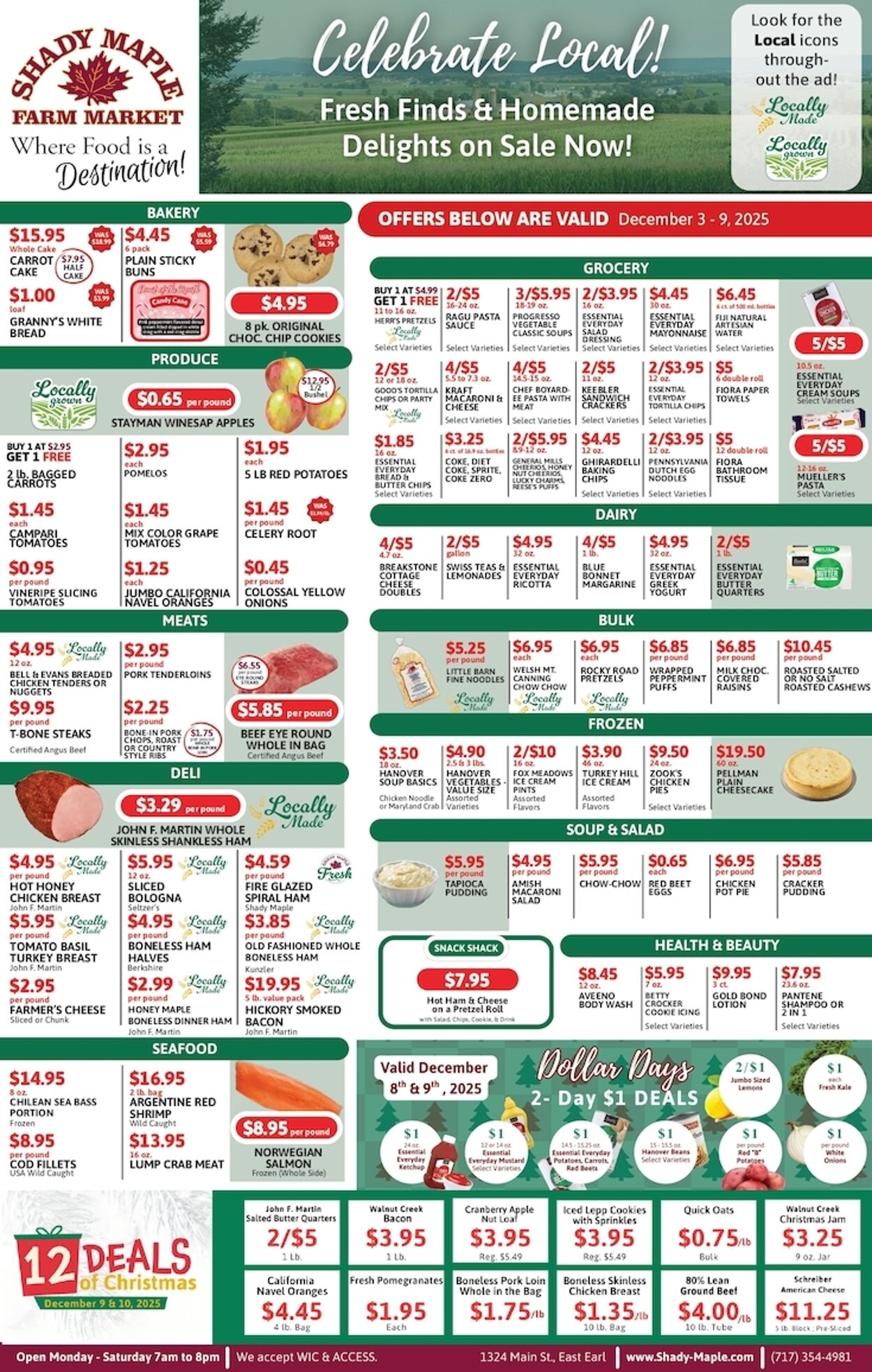 Weekly ad Shady Maple 12/03/2025 - 12/09/2025