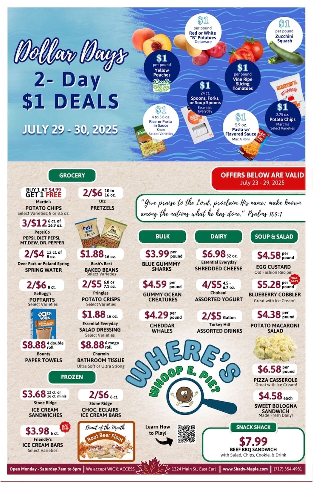 Weekly ad Shady Maple 07/23/2025 - 07/29/2025
