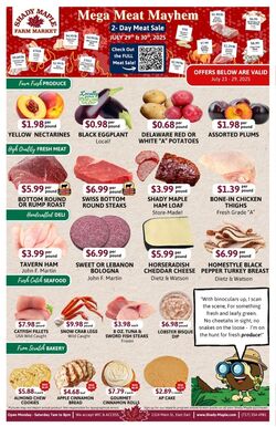 Weekly ad Shady Maple 07/23/2025 - 07/29/2025