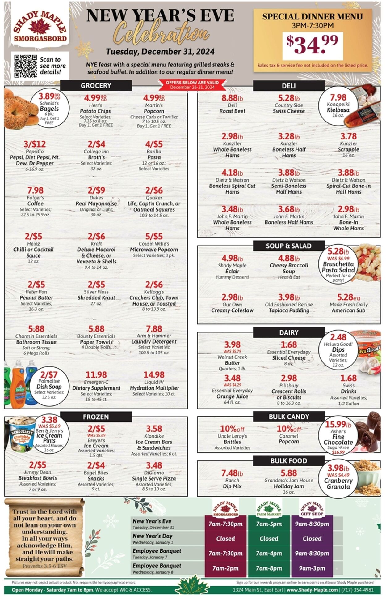 Weekly ad Shady Maple 12/26/2024 - 12/31/2024