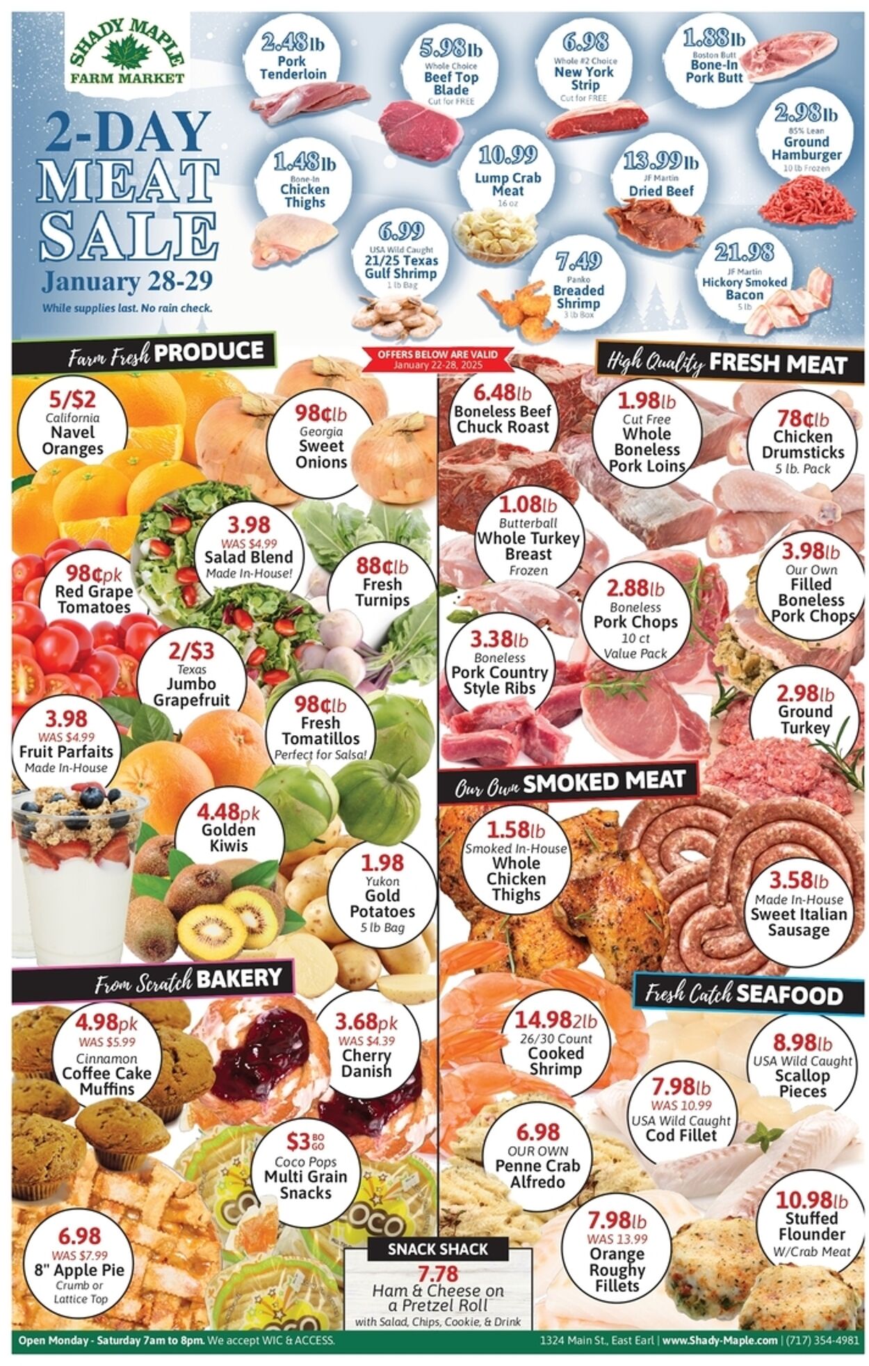 Shady Maple Promotional weekly ads