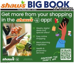 Weekly ad Shaws 03/08/2023 - 04/13/2023