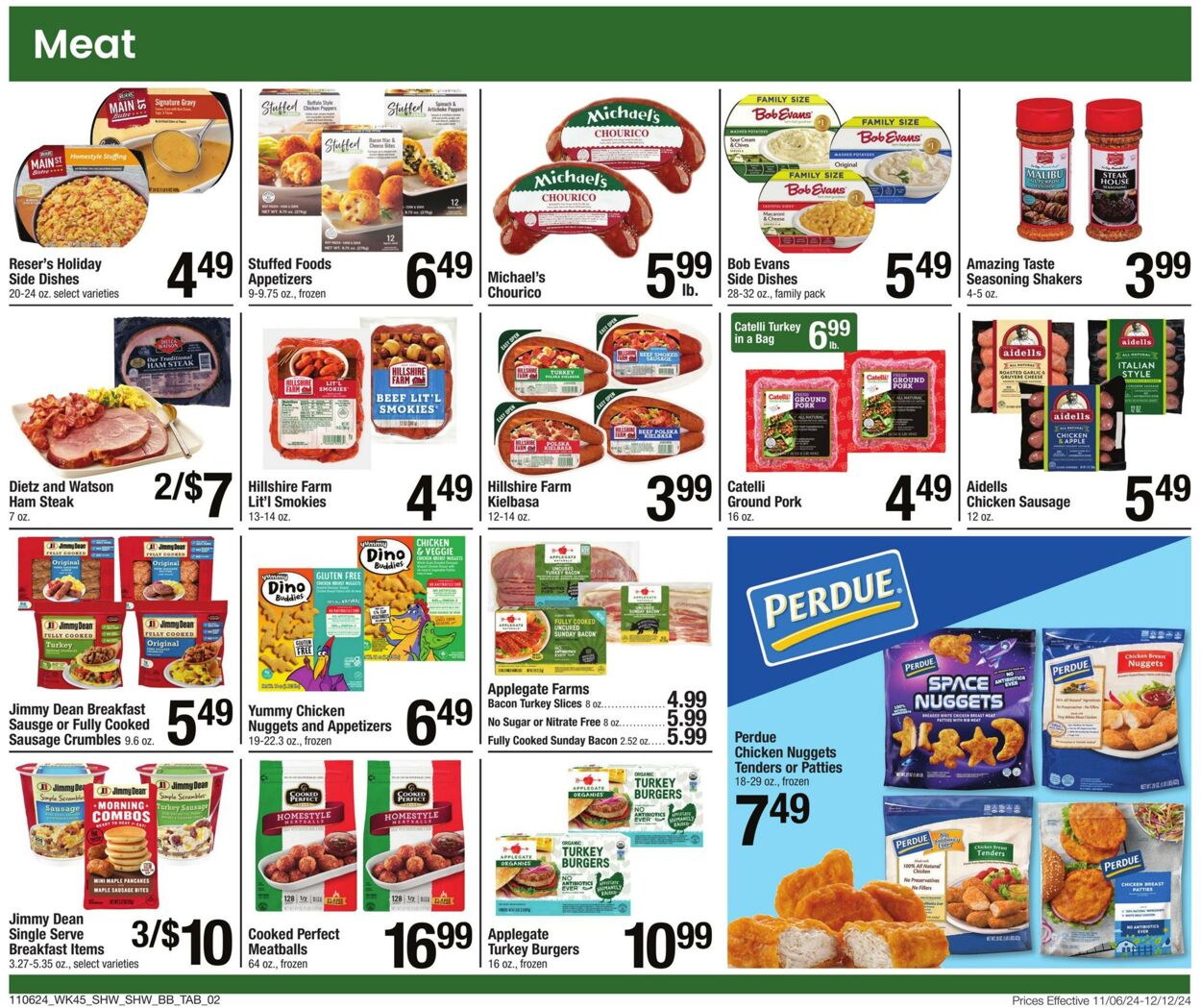 Weekly ad Shaws 11/06/2024 - 12/12/2024