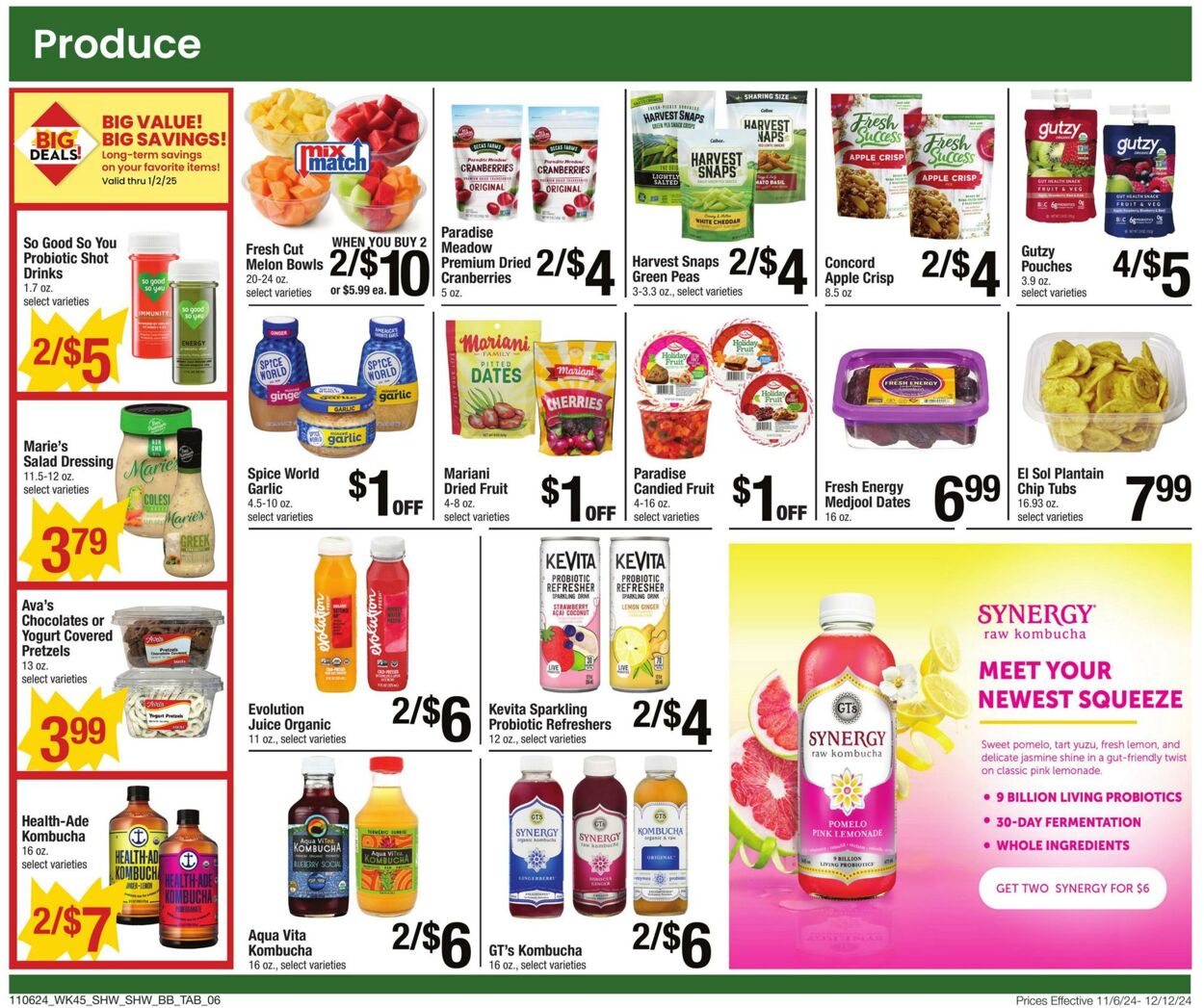 Weekly ad Shaws 11/06/2024 - 12/12/2024